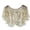 Beige, variant on Women Sequined Short Beaded Dress Lace Coat Shawl Evening Party Bridal Wrap