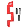 thumbnail image 3 of Cabinet Hardware Jig, Aluminum Alloy Punch Locator Drill Guide Cabinet Slotting Tool, Sturdy Cabinet Door Installation Tool Drilling Dowelling Guide for Cabinets Wardrobes, 3 of 9