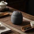 thumbnail image 4 of AFACUHX Ceramic Cat Design Tea Canister with Lid 180ml Mini Storage Jar for Tea Coffee Herb Sugar Spice Protective and Airtight for Home Kitchen Decor, 4 of 8