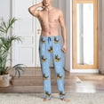 thumbnail image 2 of Balery Cute Puppy Pantalones de pijama para hombre, pijama ultraligero, pantalón de descanso-Large, 2 of 6
