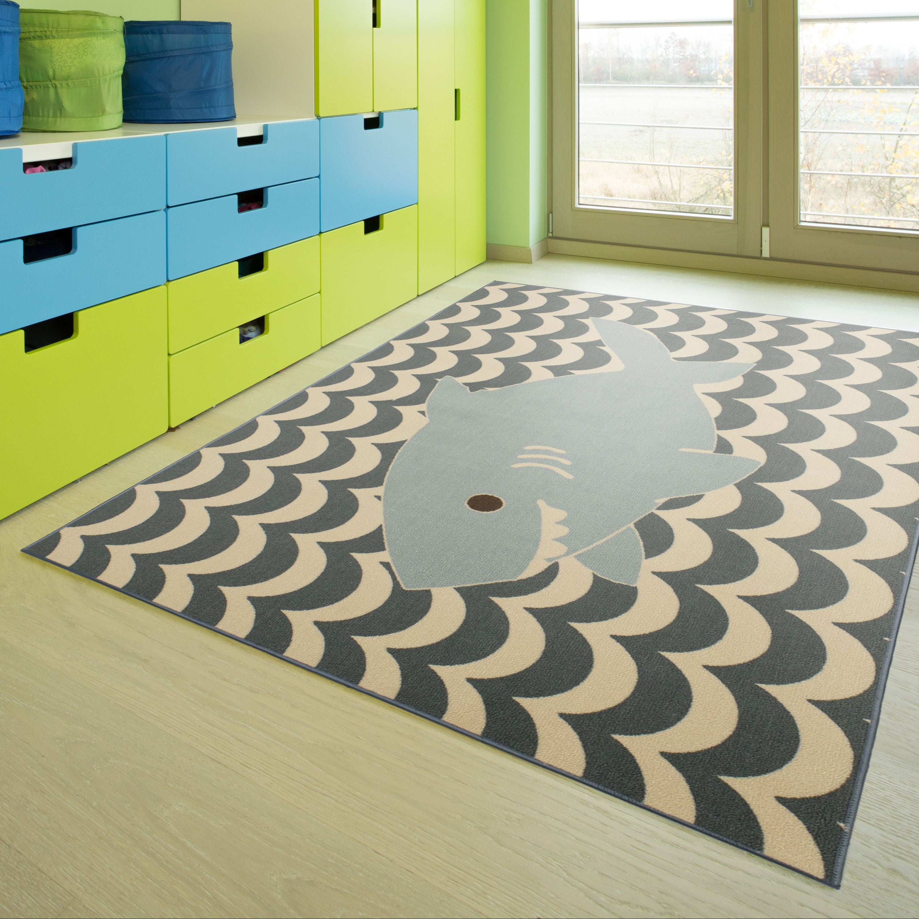 Mainstays Smiling Shark Area Rug Com Departments