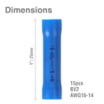thumbnail image 2 of EverStart 15-Piece Splice Connector, Blue, UL Listed, 2 of 8