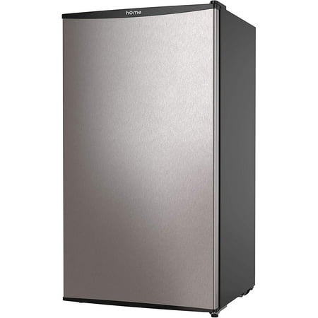 hOmeLabs Mini Fridge - 3.3 cu ft Under Counter Refrigerator with Covered Chiller Compartment - Small Drink Food Storage Machine for Office, Dorm or Apartment with Adjustable Removable Glass (Best Way To Store Veggies In Fridge)