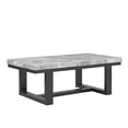 thumbnail image 7 of Steve Silver Lucca Gray Marble Wood Coffee Table, Gray and Espresso, 7 of 7