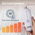 thumbnail image 2 of VEVOR Heated Mattress Pad, 54 x 75 in, Full Size Electric Bed Warmer with 1-5 Heat Settings Control, 10-Hour Auto Shut Off, Machine-Wash Breathable Coral Fleece Heating Electric Mattress Sheets, 2 of 9