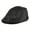 Black cap, variant on Black Berets For Men Leather Flat Caps Male Adjustable Ivy Cap Zipper Genuine Sheepskin Leather Italian Duckbill Hats ,Beautiful Craftsmanship