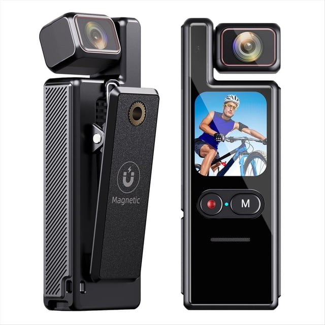 CáMara de AccióN Deportiva VBision Touch con WIFI HD 4K, AntivibracióN, , BateríA Dual, Profesional, IP65, Resistente Al Agua, Giratoria una 180°.