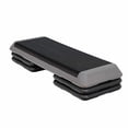 thumbnail image 2 of Oteymart 43 Inches Aerobic Step Platform Stepper Height Adjustable for Exercise Workout Step Platform w/ 4 Risers Trainer, Black, 2 of 4