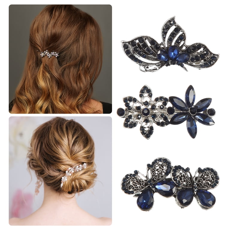 Unique Bargains Hair Barrettes for Women Hair Clips Sparkly  display picture 2