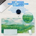 thumbnail image 3 of Desk Mat, Field Landscape Oil Painting Extended Gaming Mouse Pad Large, 35.4"x15.7" Big Mouse Pad with Non-Slip Base and Stitched Edge, Long Computer Keyboard Mouse Mat for Home Office Work, 3 of 7