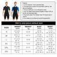 thumbnail image 5 of Traje de baño de pareja de pareja con traje de baño de una pieza con cremallera frontal pantalones cortos de manga cortos deportes transpirables Skins Surf Traje de surf azul 3xl 1.5mm Inevent OD003629-12, 5 of 5