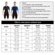 thumbnail image 5 of Traje de baño de pareja de pareja con traje de baño de una pieza con cremallera frontal pantalones cortos de manga cortos deportes transpirables Skins Surf Traje de surf azul 3xl 1.5mm Speravity OD003629-12, 5 of 5