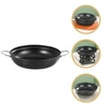 thumbnail image 5 of Iron Hot Pot Kitchen Cooking Wok Heat-resistant Metal Cooking Wok With Handle 24cm, 5 of 7