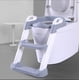 thumbnail image 1 of Asiento de inodoro para bebé con escaleras: asiento de inodoro para niños, entrenador de inodoro para niños pequeños y niñas - Asiento de baño de viaje plegable y ajustable en altura con, 1 of 3