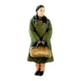 thumbnail image 2 of Figura Modelo de resina 1/87 CUTICAT con abrigo verde Estilo C, 2 of 5