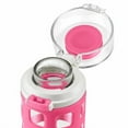 thumbnail image 3 of Ello Syndicate BPA-Free Glass Water Bottle with Flip Lid, 20 oz, 3 of 7
