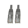 thumbnail image 1 of Eaton Tripp Lite Series Cat6 Gigabit Molded (UTP) Ethernet Cable (RJ45 M/M), PoE, Gray, 6 ft. (1.83 m) - Patch cable - RJ-45 (M) to RJ-45 (M) - 6 ft - UTP - CAT 6 - IEEE 802.3ab/IEEE 802.5 - molded, stranded - gray, 1 of 4