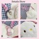 thumbnail image 3 of Cute Plush Crossbody Purse for Girls, Bowknot Shoulder Bag (White), 3 of 4