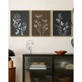 thumbnail image 2 of SHENIFY Vintage Flower Wall Art Retro Floral Wall Hanging Decor Rustic Farmhouse Colorful Botanical Prints Artwork for Office Dining Room Kitchen 11x14in3pcs Natural Framed, 2 of 5