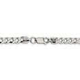 thumbnail image 4 of 925 Sterling Silver 5.75mm Close Link Flat Curb Chain 22 Inch, 4 of 5