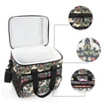 thumbnail image 6 of FORMRS Insulated Cooler Bag 24 Cans Capacity Soft Leakproof Lunch Box with Side Pockets, Floral Dogs Pattern, 6 of 7