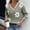 Army Green, variant on FDGIU Women's Long Sleeve Knit Sweater - Lightweight Pullover V NeckTop, Fall Casual Streetwear
