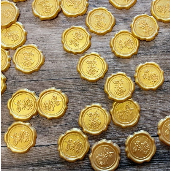 20pcs Envelope Wax Seals Decorative Envelope Seals Stickers Small Adhesive Wax Seals Envelope Seals