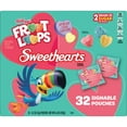 thumbnail image 5 of Kellogg’s Froot Loops Sweethearts Cereal Snacks, Valentine's Day Snacks, Lunch Snacks, Original, 6.4oz Box (32 Pouches), 5 of 9