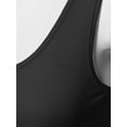 thumbnail image 4 of FashionOutfit Women's Junior Sized Basic Solid Sleeveless Crop Tank Top, 4 of 5