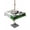Green, variant on Square Outdoor Tablecloth with Umbrella Hole Golf Outside Table Cloth Waterproof Patio Table Cover Green Forest Tree Balls Clubs Sports Cartoon Zipper Tablecloths for Picnic Party Camping 54x54 Inch