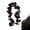#B, variant on Halloween Garland, Artificial Black Garland Hanging Vine Artificial Floral Vines, 5.6FT Gothic Fall Garland, Spooky Halloween Decor for Mantel Porch Staircase, Dark Aesthetic Wall Ornament