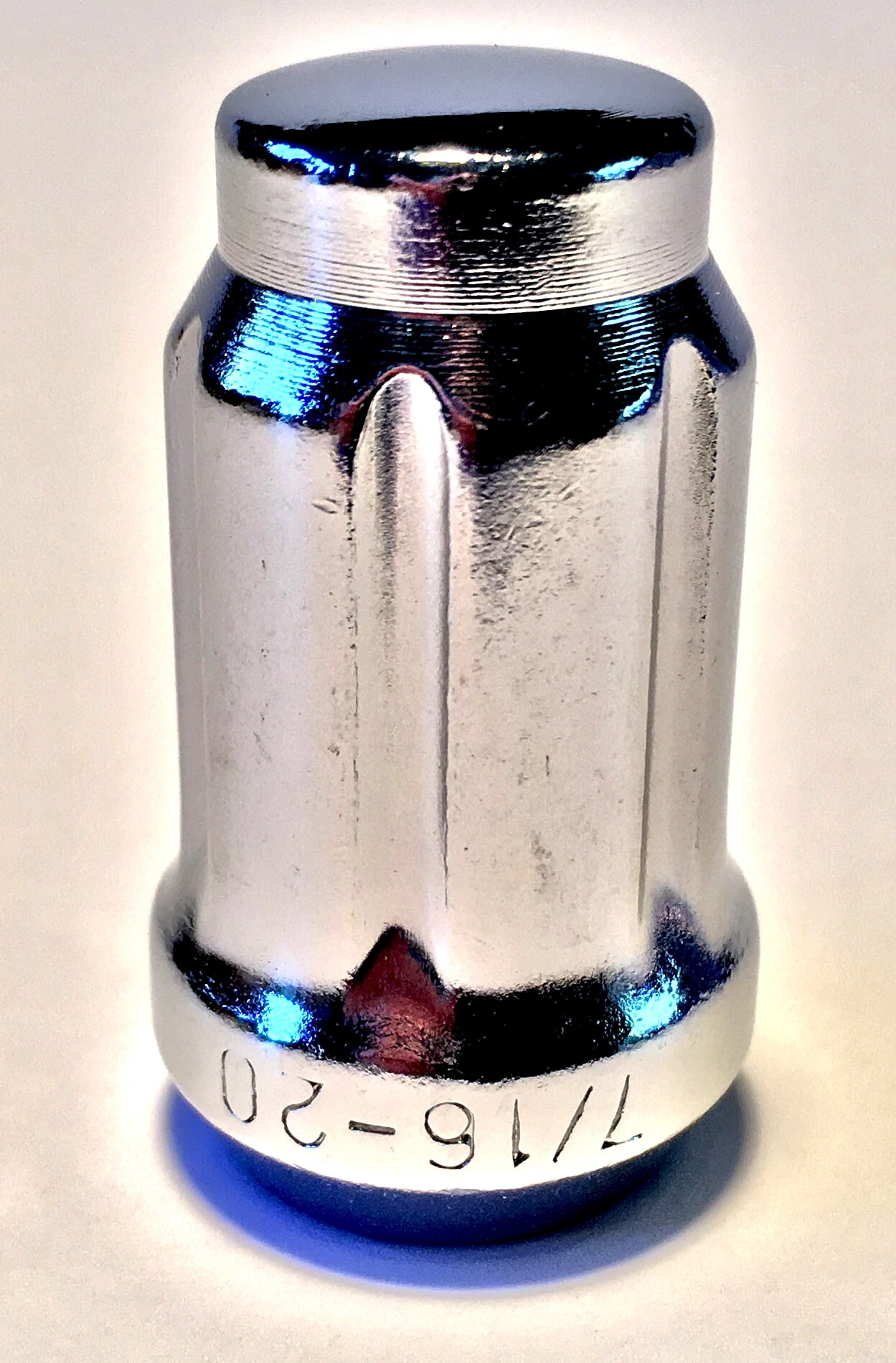 7/16 Chrome 6 Spline lug nut Chevy Buick Pontiac Oldsmobile Aftermarket