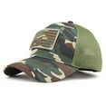 thumbnail image 3 of US 1 American Flag Hat Tactical Army Detachable Patch Mesh Camo Baseball Cap, 3 of 5