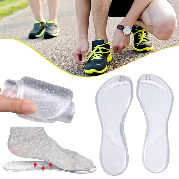Foot - Cushions for Thong Sandals Flip Flops Heels Self Gel Forefoot Pads for Enhanced Comfort and Support
