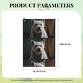 thumbnail image 4 of Lsque Dog Wrapped in Towel 1 Premium Golf Towel - Ultra Absorbent and Quick Drying Microfiber Towel with Carabiner - Gift for Men -24" X 16", 4 of 8