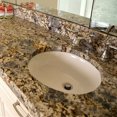 thumbnail image 2 of Nantucket Sinks UM-13x10 13-in x 10-in Small Ceramic Oval Undermount Vanity Bathroom Sink, 2 of 6