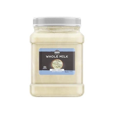 Birch & Meadow Whole Milk Powder, Light Sweet Taste 16 Ounce