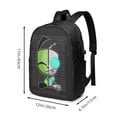 thumbnail image 3 of Invader Zim Laptop Backpack With Usb Charging Port 17 Inch Daypack Travel College School Computer Bag Bookbag, 3 of 9