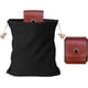 thumbnail image 1 of Bolsa de forrajeo, Bolsa plegable para Bushcraft, Bolsa de forrajeo de lona encerada(PU negro), 1 of 5