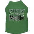 thumbnail image 2 of Mirage Pet Everyday I'm Mugglin Screen Print Dog Shirt Green Med, 2 of 3