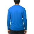 thumbnail image 2 of X RAY JEANS Mens Long Sleeve Henley T-Shirt, Ocean Blue, 2XL, 2 of 5