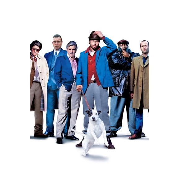 Jason Statham, Brad Pitt, Dennis Farina, Vinnie Jones and Benicio Del Toro in Snatch 24x36 Poster