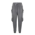 thumbnail image 3 of Pantalones de chándal para mujer con bolsillos Pantalones deportivos de entrenamiento Pantalones casuales, 3 of 3