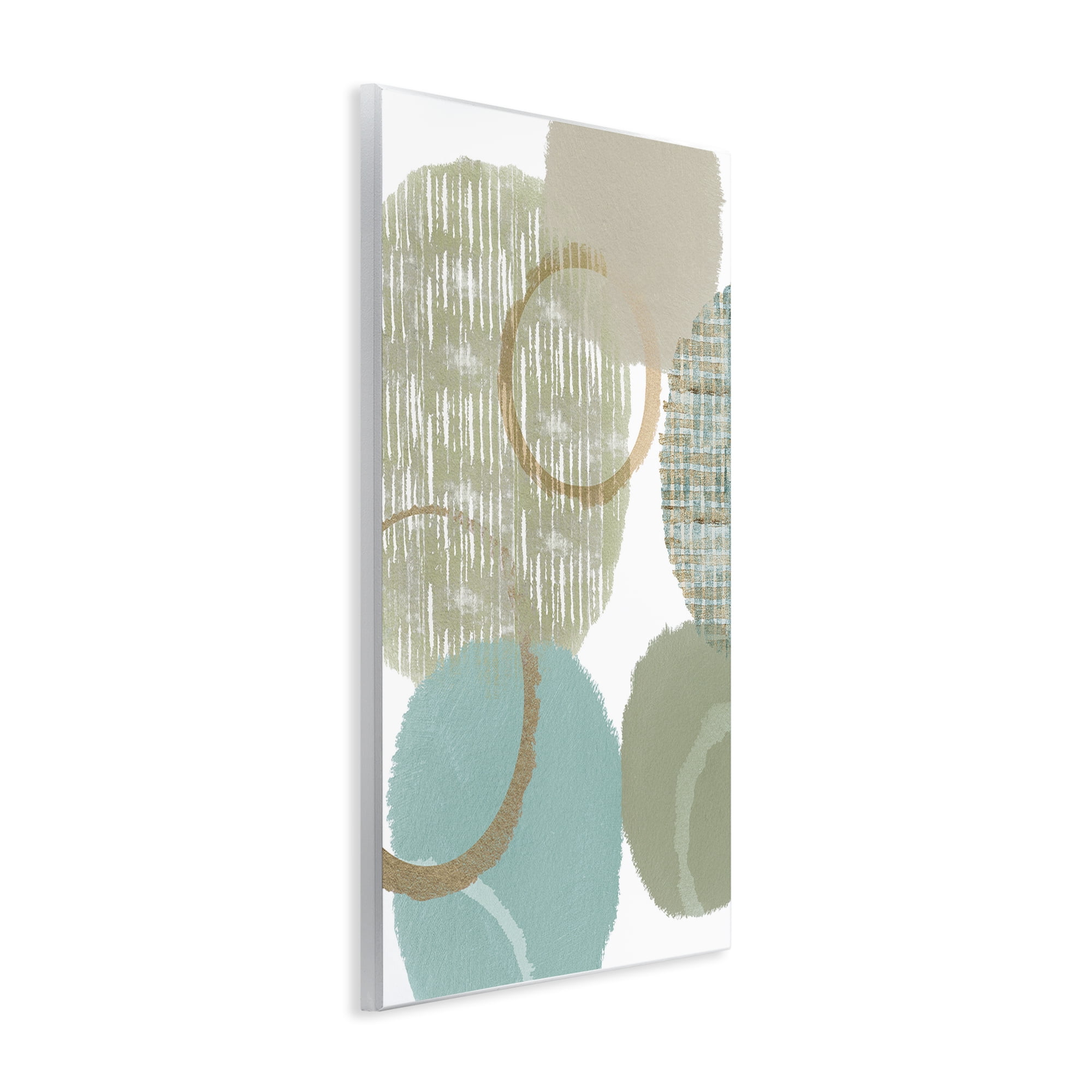 Stupell Industries Good Times Abstract Shapes Abstract Painting Unframed Art Print Wall Art, 13 x 19
