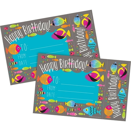 UPC: 0704068041561 | Barker Creek Kai Ola Happy Birthday Awards & Bookmarks 60/Set (4156)