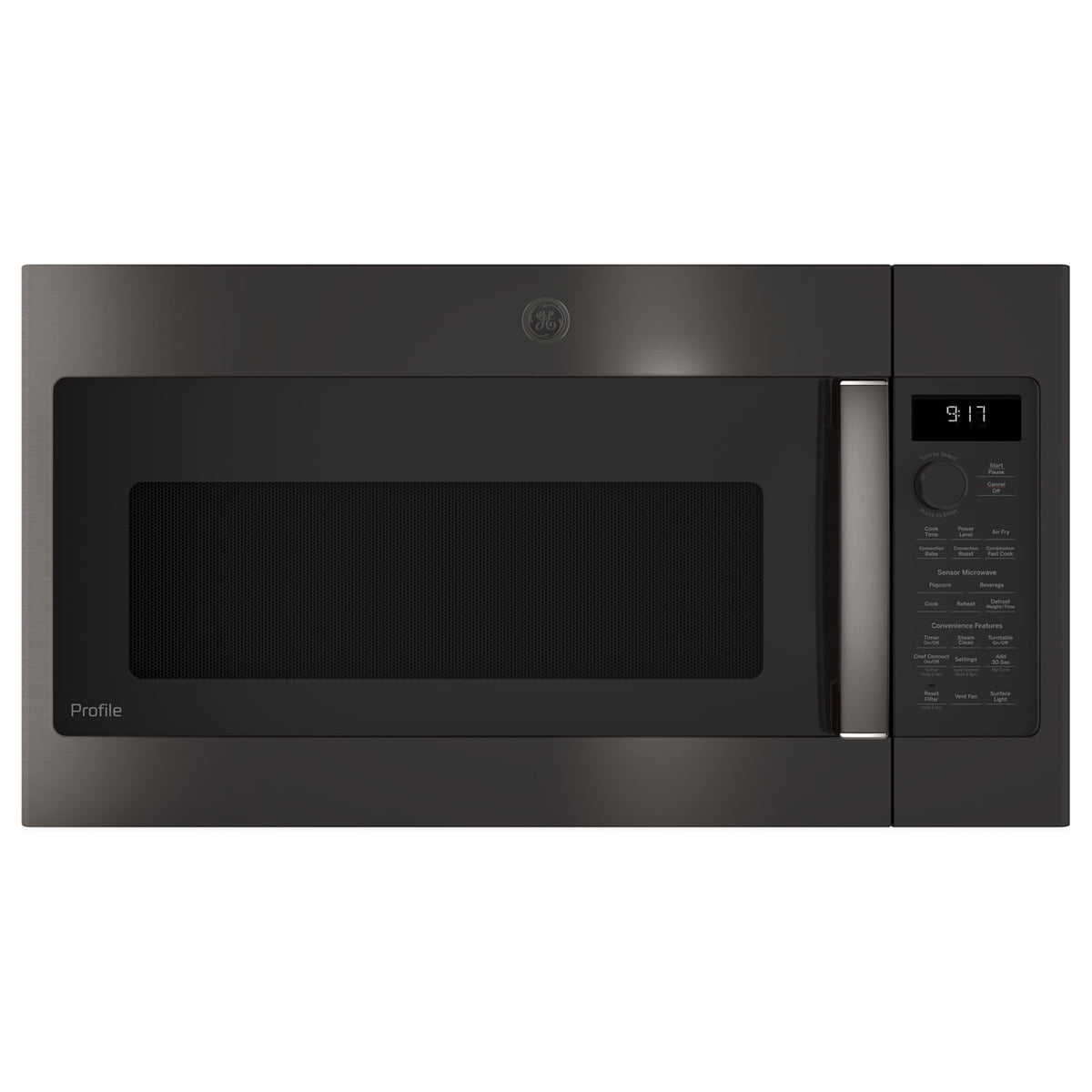 GE Profile 1.7 Cu. Ft. Convection OvertheRange Microwave Oven, Black