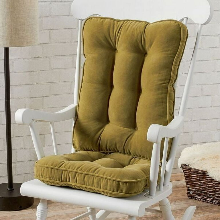 Greendale Home Fashions Hyatt Moss 2 Piece Rocking Chair Cushion Set