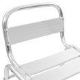 thumbnail image 5 of vidaXL Stackable Bar Chairs 2 pcs Aluminium, 5 of 5