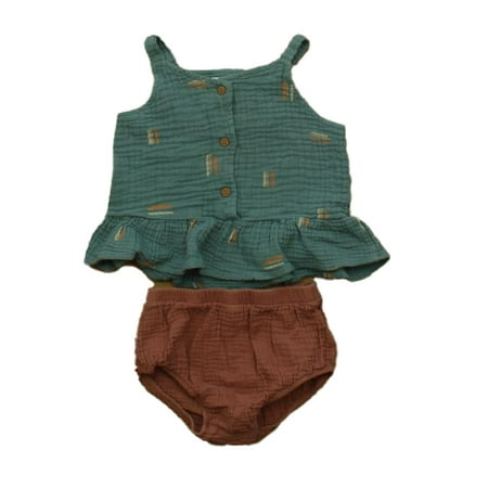 

Pre-owned: Dot Dot Smile Girls Teal | Mauve Apparel Sets size: 18-24 Months (Good)