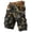 Brown, variant on Men's camouflage Cargo Shorts Summer Athletic Outdoor Short Pants Fashion Print Casual Shorts with Multi-pocket (beltless),Brown,XXL